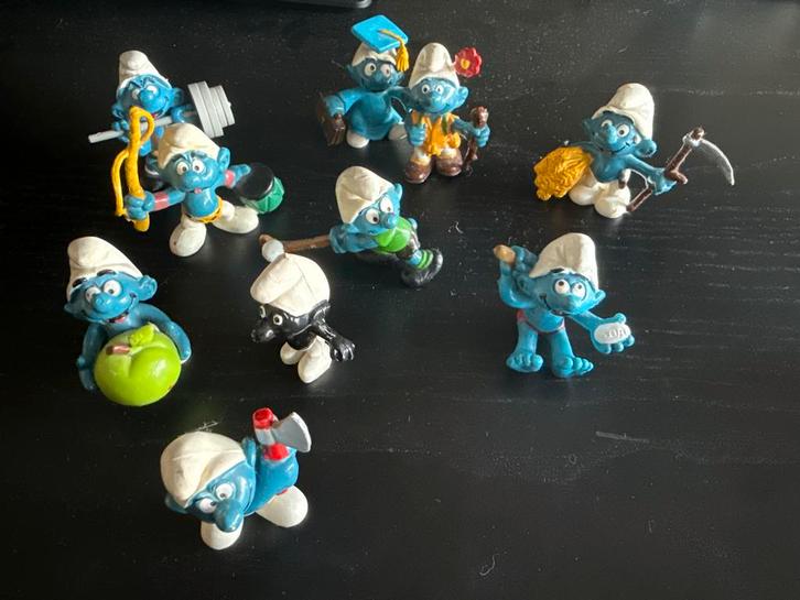 Smurfen Collectie - Diverse Figuren, Verzamelen, Smurfen, Gebruikt, Poppetje, Figuurtje of Knuffel, Verschillende Smurfen, Ophalen of Verzenden