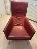 Fauteuil, Huis en Inrichting, Ophalen, Gebruikt, 50 tot 75 cm, Leer