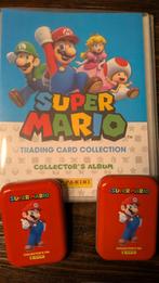 Super Mario Panini TCC map, 5x LE en 2x blik, Ophalen of Verzenden, Zo goed als nieuw, Boek of Catalogus, Foil