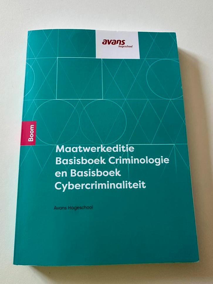 Maatwerkeditie Basisboek Criminologie en Cybercriminaliteit, Boeken, Studieboeken en Cursussen, Nieuw, HBO, Beta, Ophalen of Verzenden