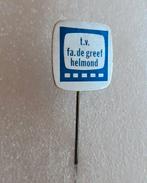 Oud Speldje van Firma de Greef televisie winkel Helmond, Verzamelen, Speldjes, Pins en Buttons, Verzenden, Gebruikt, Overige onderwerpen