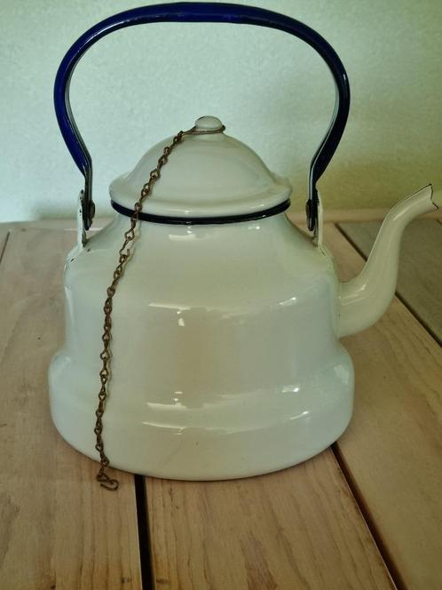 Emaillen theepot, Antiek en Kunst, Antiek | Emaille, Ophalen of Verzenden