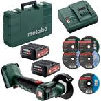 Metabo Powermax accu haakse slijper (NIEUW‼️), Ophalen of Verzenden, Nieuw, Minder dan 700 watt, Haakse handslijpmachine