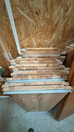 Houten stelling kast met 12 planken, Doe-het-zelf en Verbouw, Hout en Planken, Ophalen, Gebruikt, 25 tot 50 mm, Plank