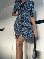 Jurk met bloemenmotief, Maat 38/40 (M), Blauw, Pigalle, Ophalen of Verzenden