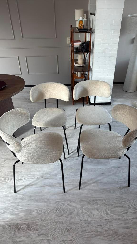 Kwantum teddy stoelen, Huis en Inrichting, Stoelen, Zo goed als nieuw, Overige kleuren, Ophalen