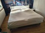 Nette bed ombouw + Auping spiraal, Ophalen, Gebruikt, Wit, Tweepersoons