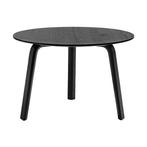 HAY Bella coffee table 60xH39cm Zwart gelakt eiken (nieuw), Minder dan 45 cm, Rond, Nieuw, Scandinavisch