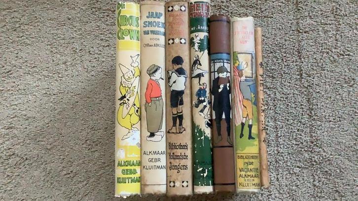 Chr. van Abkoude, 7 jeugdboeken van vroeger: Hein Stavast -, Antiek en Kunst, Antiek | Boeken en Bijbels, Ophalen of Verzenden