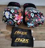 Nieuwe set RDX boxhandschoenen FL-3 Floral zwart 12 oz. incl, Ophalen of Verzenden, Nieuw, Bokshandschoenen