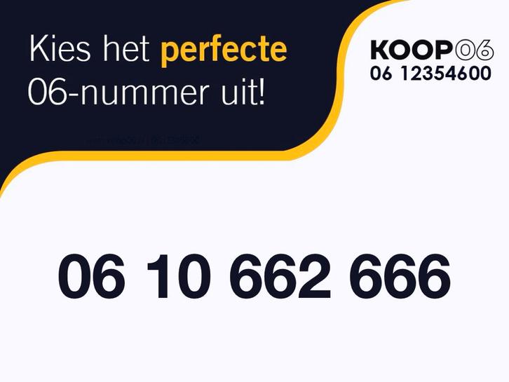 Uniek 06-nummer te koop!, Telecommunicatie, Prepaidkaarten en Simkaarten, Nieuw, Ophalen of Verzenden