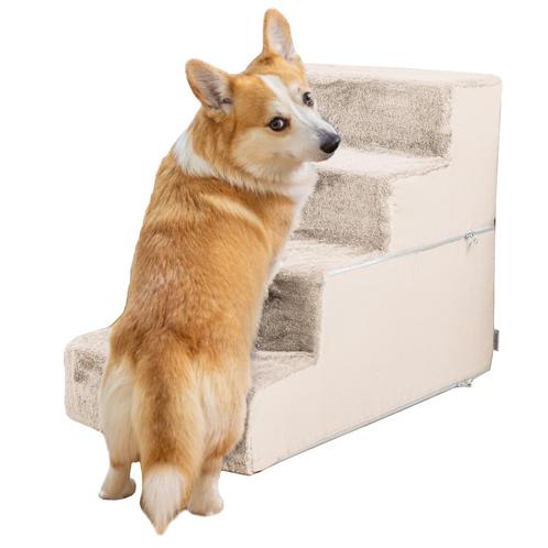 Hondentrap, 4 treden, 58CM hoog, Wasbare hoes | 70%KORTING!, Dieren en Toebehoren, Honden-accessoires, Zo goed als nieuw, Verzenden