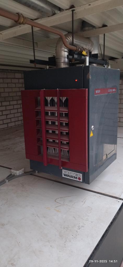 gasheater winterwarm 26,4Kw zeer weinig branduren., Doe-het-zelf en Verbouw, Verwarming en Radiatoren, Zo goed als nieuw, Overige typen