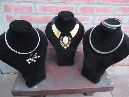 KETTINGEN 3 stuks hel verschillend nieuw zie beschrijving, Sieraden, Tassen en Uiterlijk, Kettingen, Nieuw, Zilver, Zilver, Ophalen of Verzenden