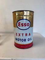 Esso Extra motor oil groot olie blik, Ophalen of Verzenden, Gebruikt, Overige, Overige merken