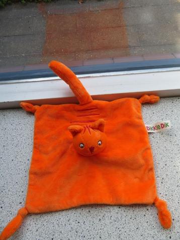 Knuffeldoekje poes Dikkie Dik Happy Horse met knisperstaart beschikbaar voor biedingen