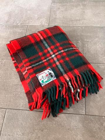 Vintage wollen plaid - Bemo beschikbaar voor biedingen