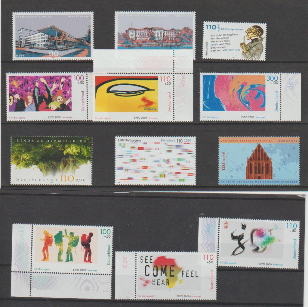 Duitsland kaartje postfris, Ophalen of Verzenden, BRD, Postfris