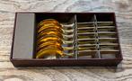 Vergulde theelepels van Wellner, vermeil, set van 6, Ophalen of Verzenden