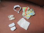Vintage  barbie Todd Sport fan  compleet  kleding 1974 matt, Verzamelen, Poppen, Verzenden, Zo goed als nieuw, Kleertjes