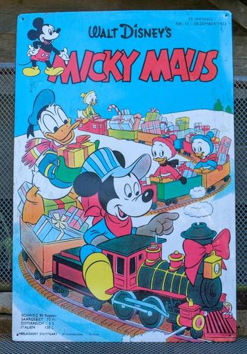 Mickey Maus (Mouse) reclamebord nr 12 / 1953