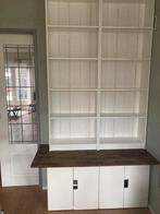 Gersby boekenkast met Stuva kasten 2x, Huis en Inrichting, Kasten | Boekenkasten, Ophalen, Ikea, Met deur(en), 100 tot 150 cm