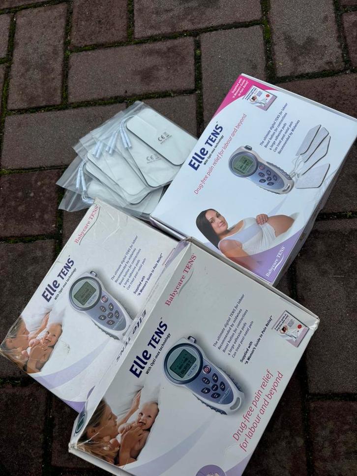 TE HUUR: Elle Tens 2 met Elektroden - NERGENS GOEDKOPER !, Boeken, Zwangerschap en Opvoeding, Zo goed als nieuw, Zwangerschap en Bevalling