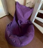 Paarse zitzak van het merk Bomba, Huis en Inrichting, Zitzakken, Ophalen, Zo goed als nieuw