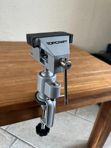 Topcraft tafel bankschroef . Verstelbaar met kogelgewricht . beschikbaar voor biedingen