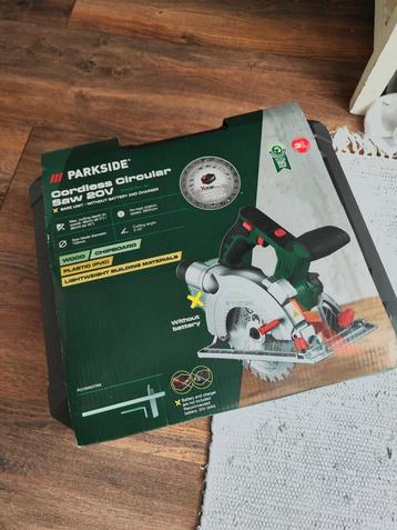 Parkside Accu Cirkelzaag 20V - Nieuw met koffer! beschikbaar voor biedingen
