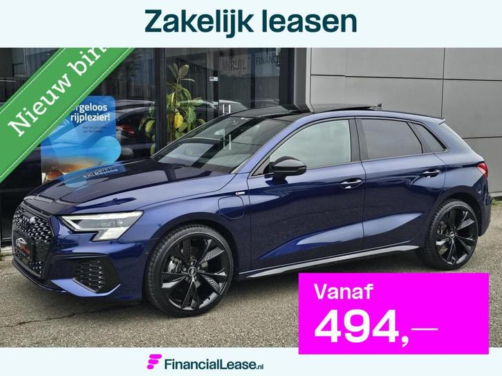 Audi A3 Sportback 40 TFSI e Edition 3x S-line Panorama/Massa, Auto's, Audi, Bedrijf, Lease, Financial lease, A3, ABS, Airbags