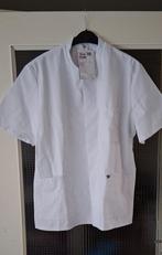 Heren werkjasje schoonheidsspecialiste pedicure zorg, Ophalen, Wit, BP, Maat 56/58 (XL)