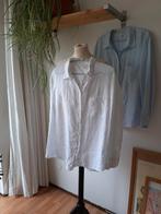 100% linnen blouse wit  XL, Ophalen of Verzenden, Zo goed als nieuw