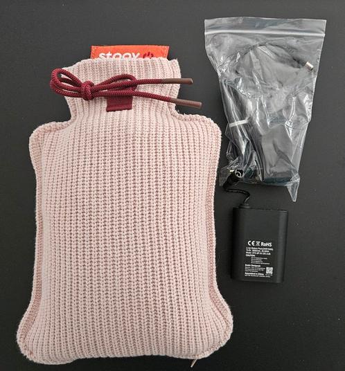 Stoov warmte kussen Homey knitted roze Als NIEUW, Huis en Inrichting, Woonaccessoires | Kussens, Zo goed als nieuw, Roze, Rechthoekig