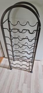 Metalen Wijnrek - 24 Flessen, Huis en Inrichting, Woonaccessoires | Wijnrekken, Ophalen, Gebruikt, 15 tot 25 flessen, Metaal