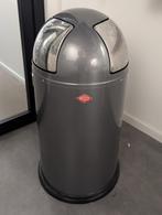 Wesco Pushboy Duo – design prullenbak voor gescheiden afval, Ophalen, 40 liter of meer, Zo goed als nieuw, Rvs