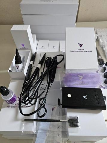 V-light hair extension kit complete set 