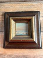 Klein Schilderij Landschap Winters tafereel Giethoorn Lijst, Antiek en Kunst, Kunst | Schilderijen | Klassiek, Ophalen of Verzenden