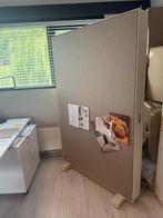 Lintex beige Mobile acoustic divider prik + writing bord, Ophalen, Zo goed als nieuw, Magneetbord