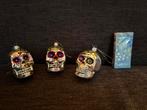 Kerst ornament: 3x suger skull, Diversen, Kerst, Verzenden, Zo goed als nieuw