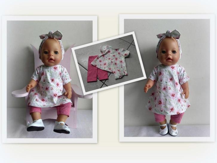 Poppenkleertjes kleertjes voor een baby pop van 43 cm no 37, Kinderen en Baby's, Speelgoed | Poppen, Nieuw, Babypop, Ophalen of Verzenden