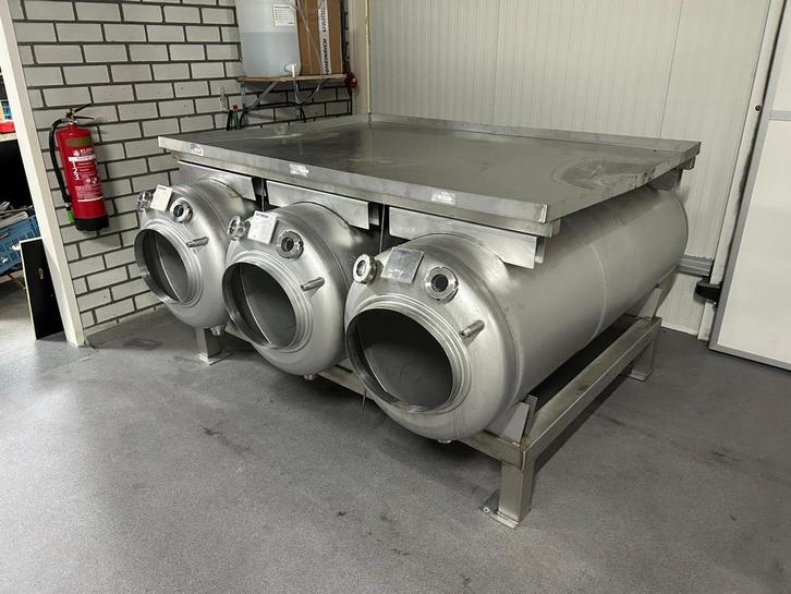 6 x Mueller 250 liter rvs biertank, druktank, Zakelijke goederen, Horeca | Keukenapparatuur, Overige typen, Gebruikt, Ophalen