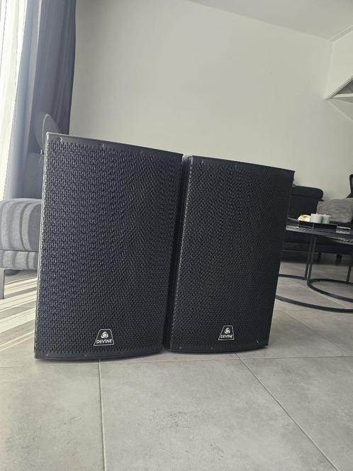 Devine  speakers met ingebouwde versterker, Audio, Tv en Foto, Luidsprekers, Zo goed als nieuw, Front, Rear of Stereo speakers