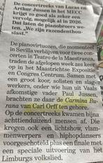 Carmina burana carl orff, gespeeld door lucas arthur jussen, Ophalen of Verzenden, Zo goed als nieuw, Film en Tv