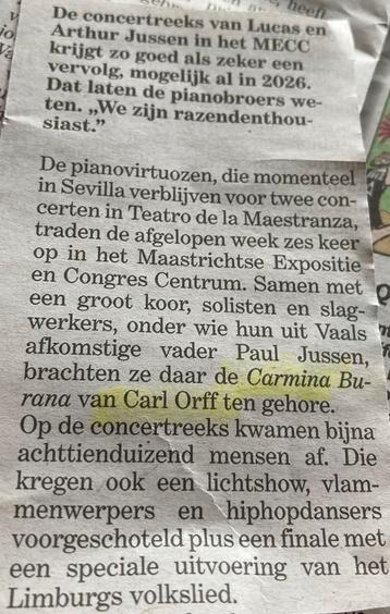 Carmina burana carl orff, gespeeld door lucas arthur jussen beschikbaar voor biedingen