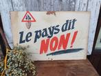 oude borden protestborden uit frankrijk, Antiek en Kunst, Curiosa en Brocante, Ophalen of Verzenden