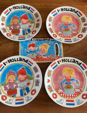 Blond - I love Holland servies - 5 delig beschikbaar voor biedingen