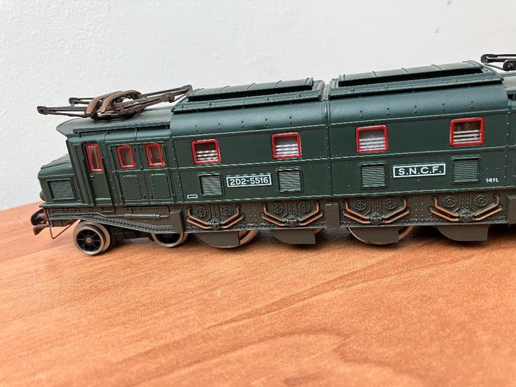 Jouef 2D2 5516, Hobby en Vrije tijd, Modeltreinen | H0, Zo goed als nieuw, Locomotief, Gelijkstroom, Jouef, Analoog, Ophalen