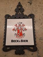 2 verschillende Beck's Bier Ornamenten, Verzamelen, Ophalen of Verzenden, Zo goed als nieuw, Reclamebord, Plaat of Schild, Overige merken