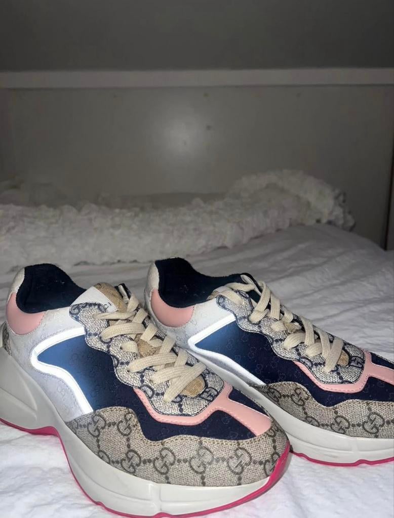 Gucci Sneakers Maat 37, Kleding | Dames, Schoenen, Ophalen, Zo goed als nieuw, Bruin, Sneakers of Gympen